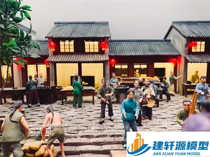 瑞金香市微缩模型