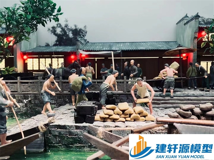 瑞金博物馆江南水乡模型